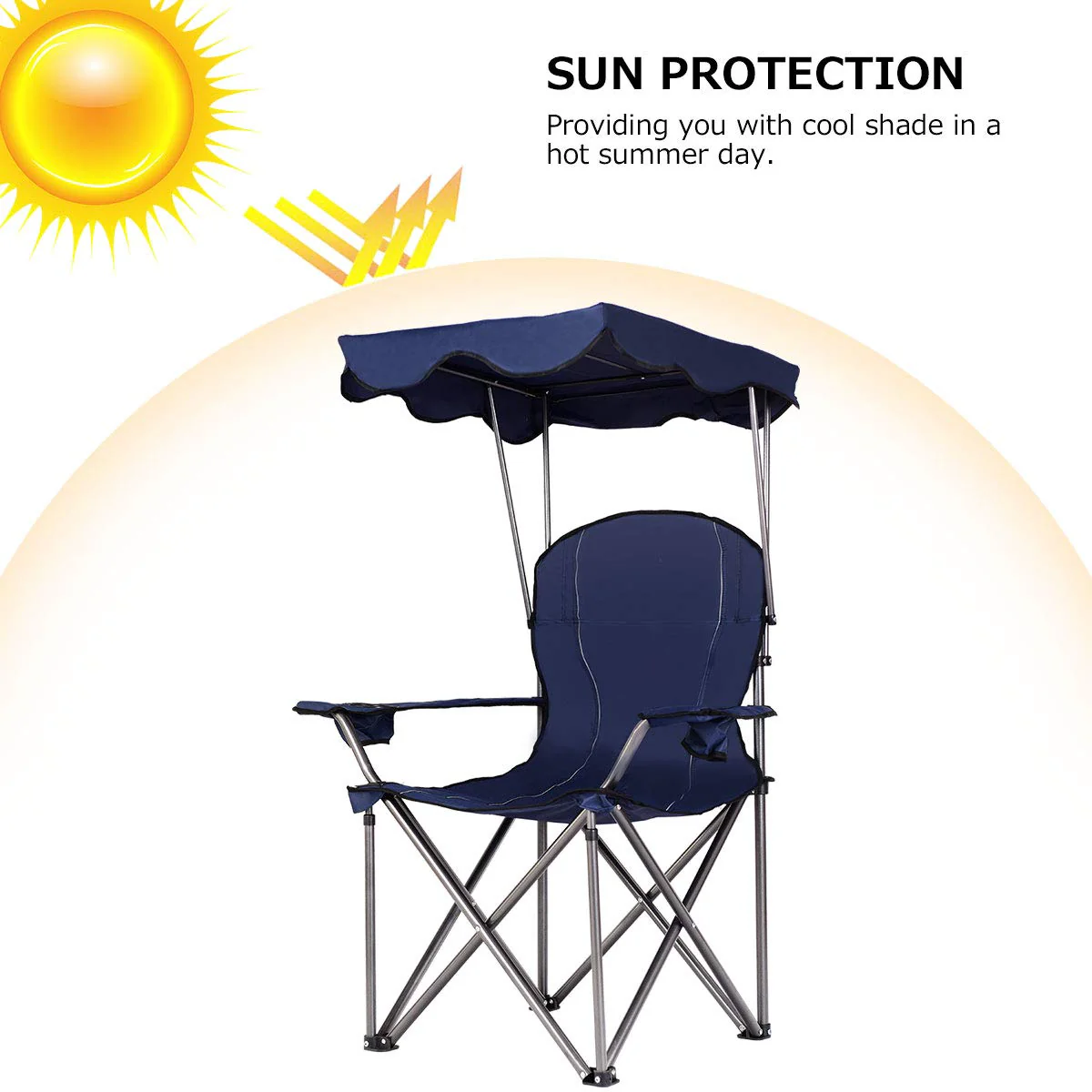 Goplus Outdoor Canopy Chair - Image 4