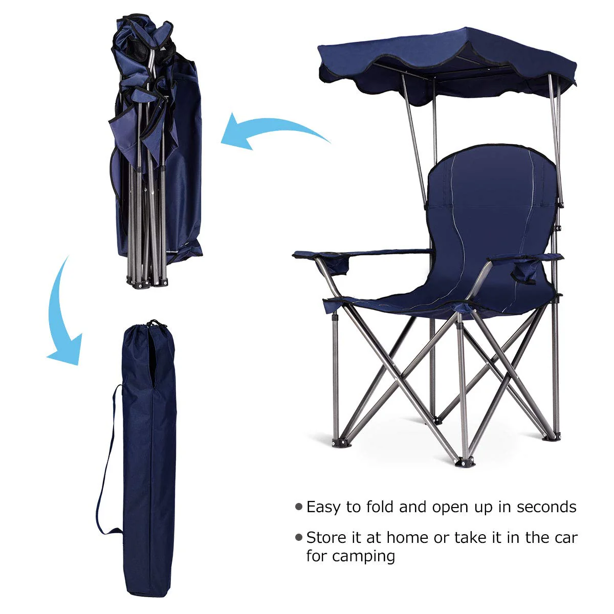 Goplus Outdoor Canopy Chair - Image 5