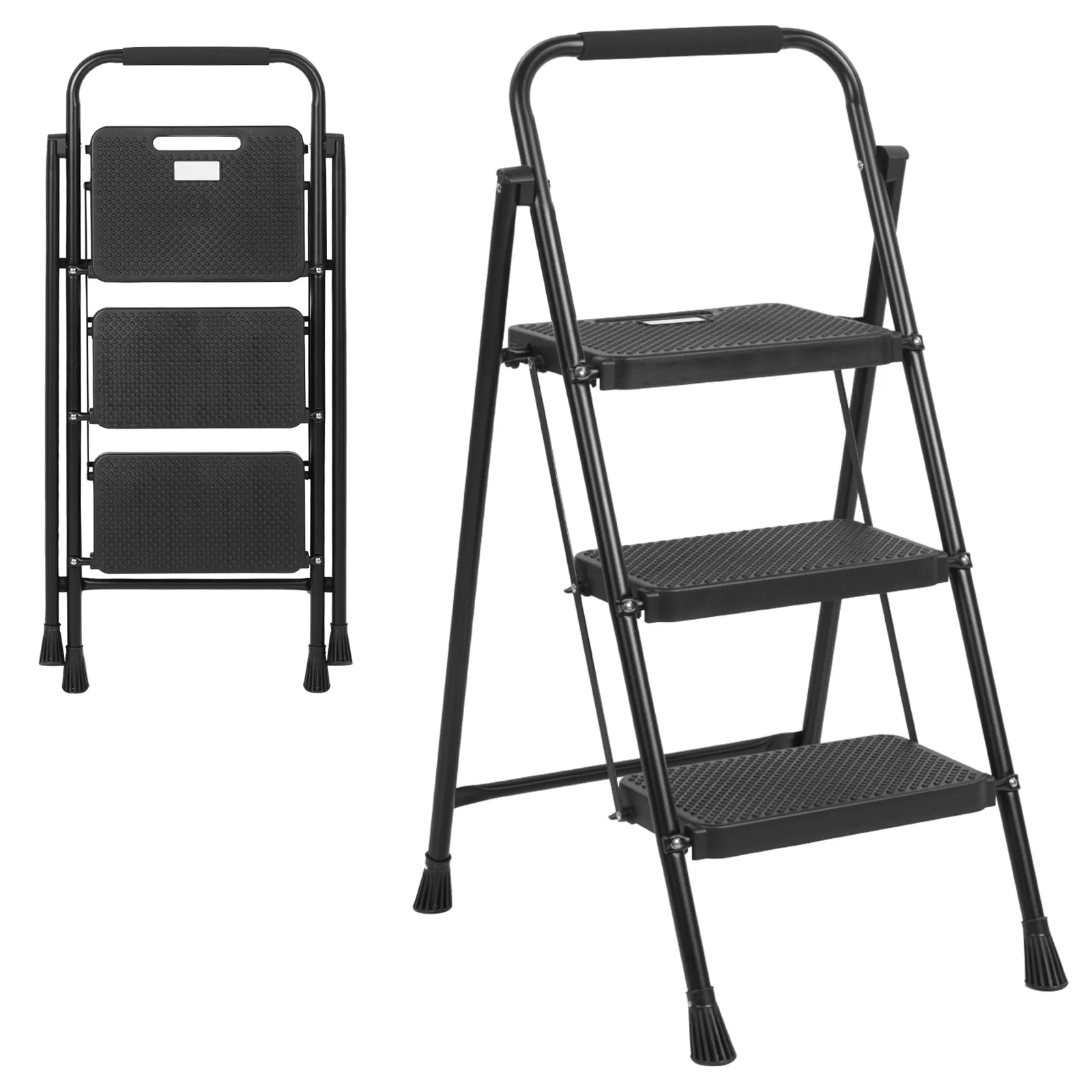 Goplus Portable & Lightweight Step Ladder - Image 3