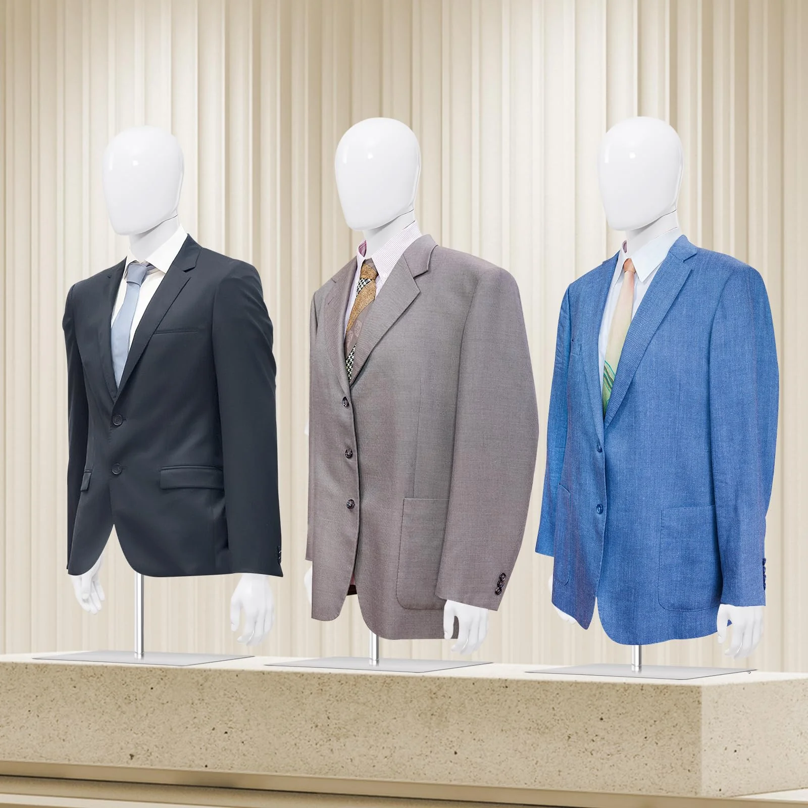 Goplus PP Men Model Mannequin Torso for Tailor Shop - Image 9