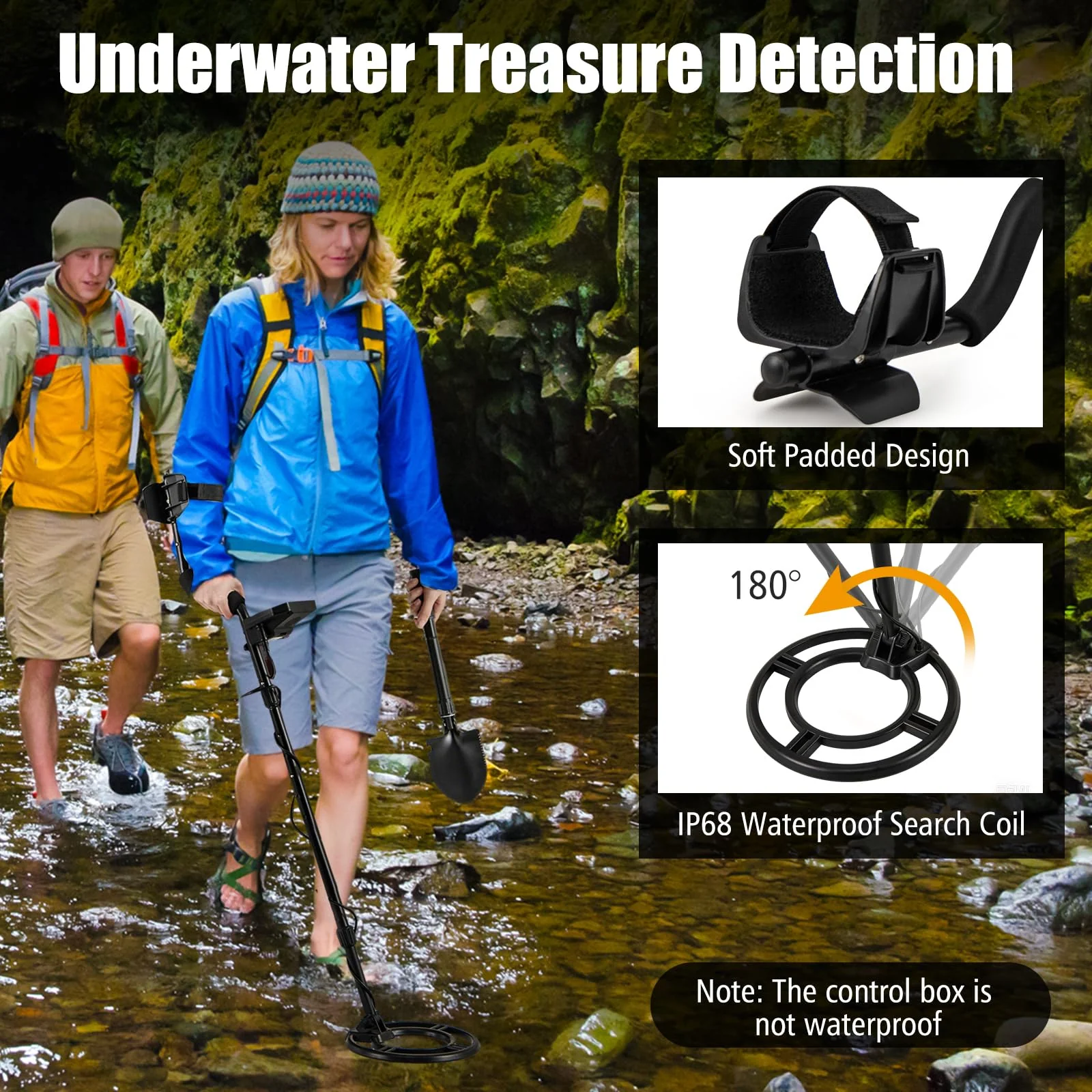 Goplus Professional Higher Accuracy Gold Detector with Backlit LCD Display for Adults - Image 9