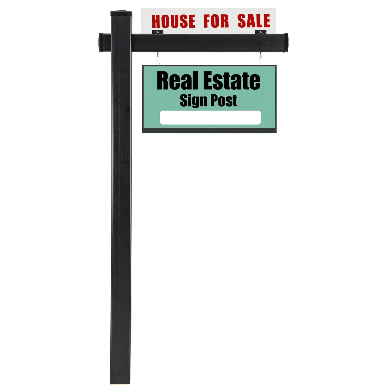 Goplus Real Estate Sign Posts,Vinyl Realtor Sign Post (4” x 4” x 72”) with Flat Cap for Open House and Home for Sale - Image 8