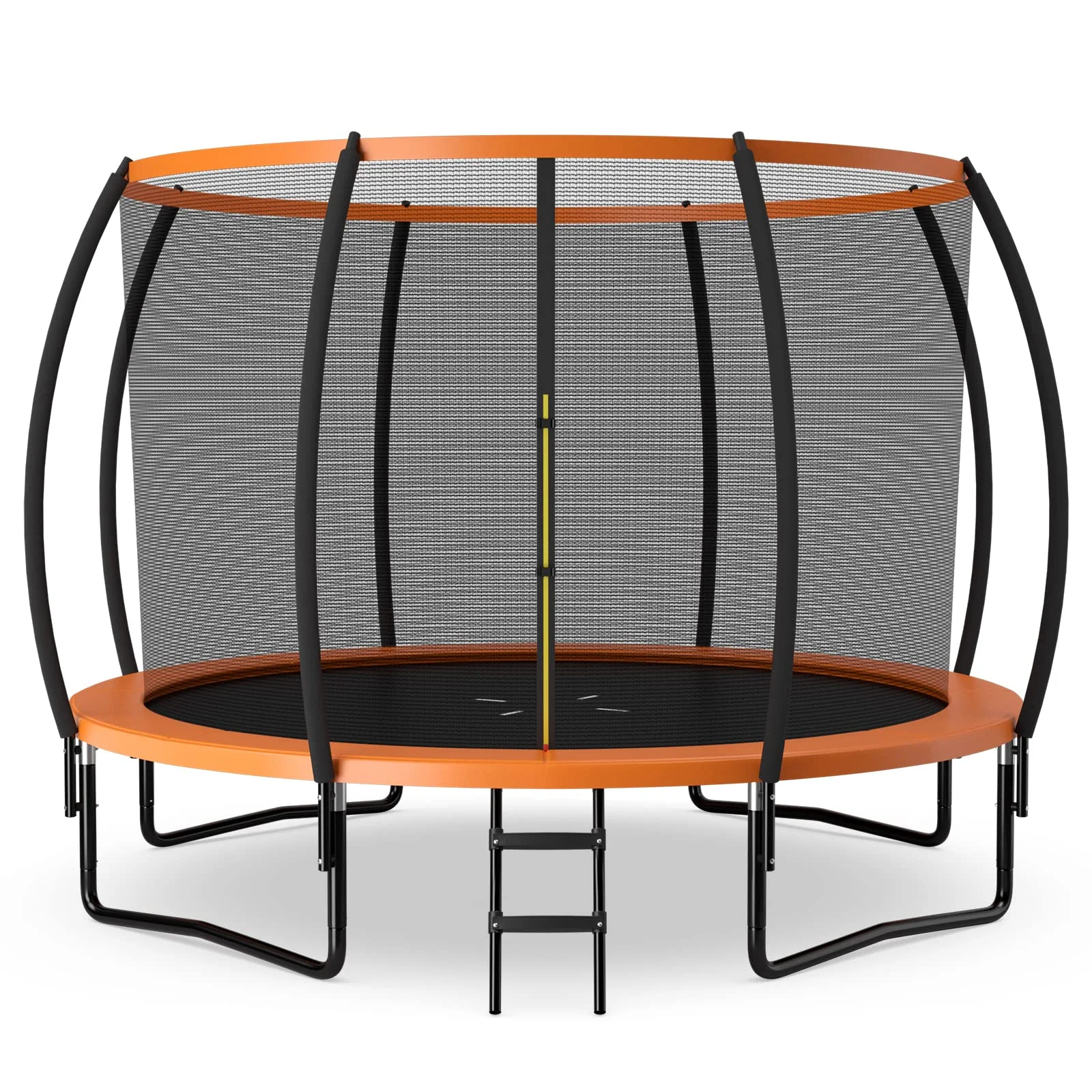 Goplus Recreational Trampolines 8FT 10FT 12FT, 400LBS Bearing Outdoor Trampoline with Enclosure - Image 19
