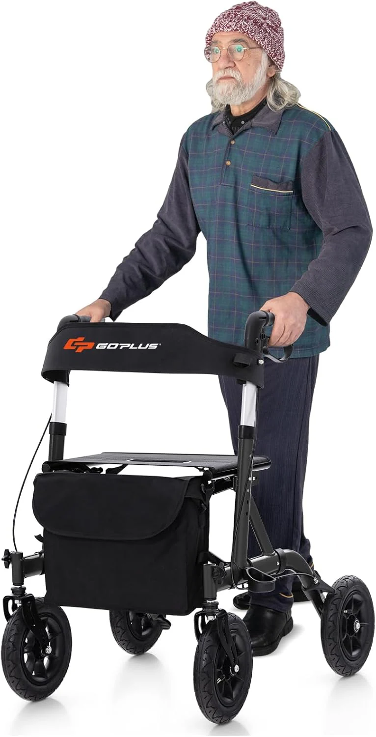 Goplus Rollator Walkers for Seniors with Seat - Image 11