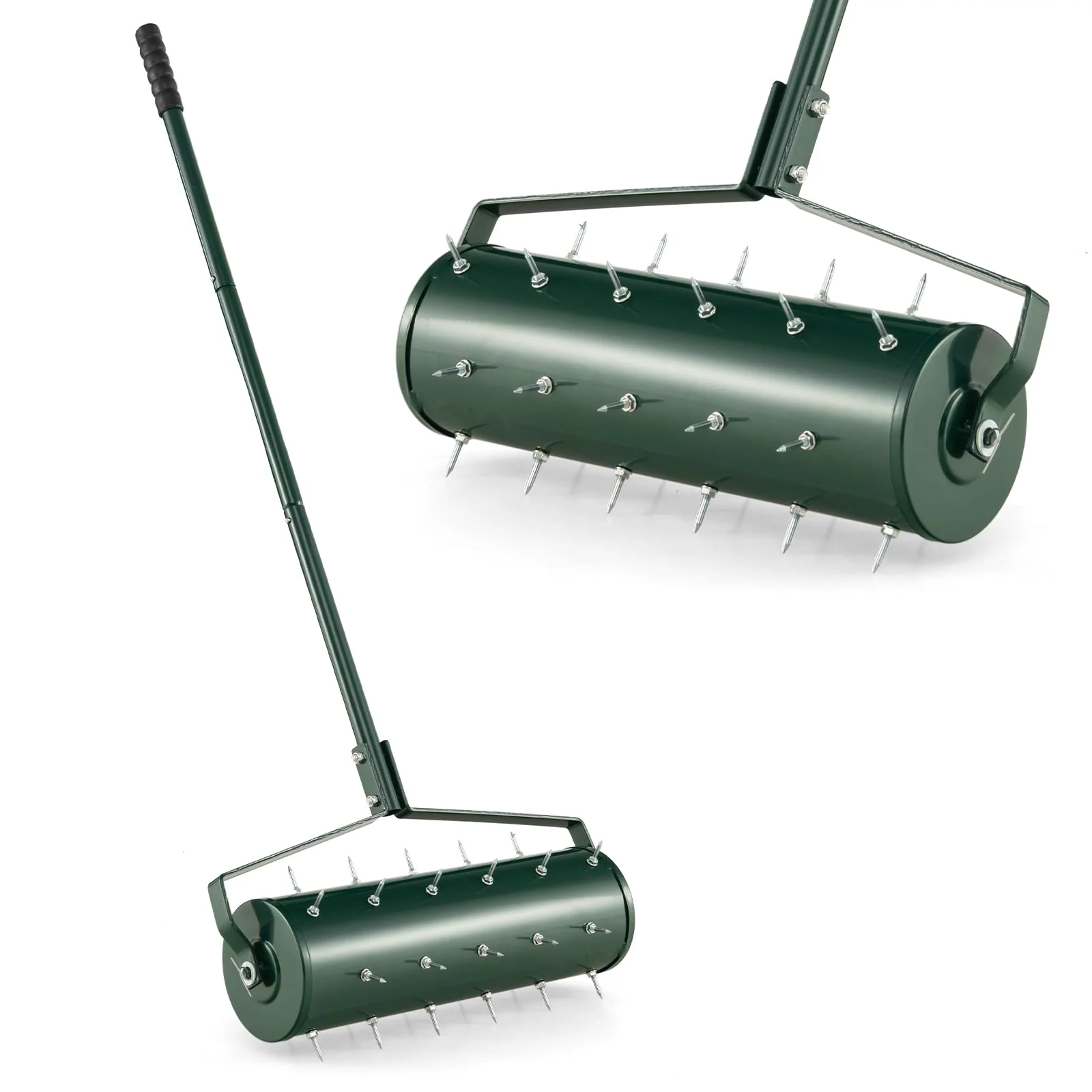 Goplus Rolling Lawn Aerator, Filled with Sand or Stone - Image 10