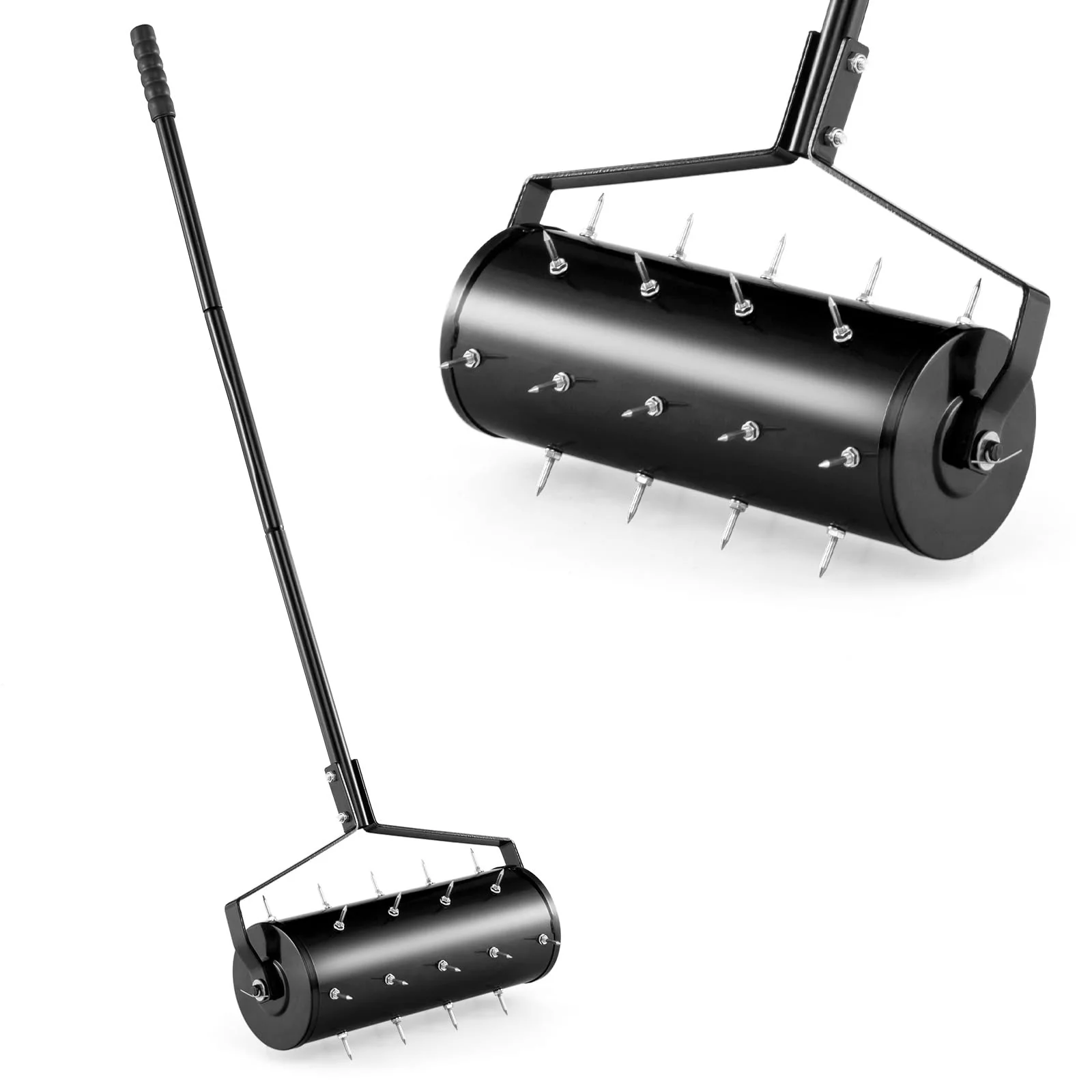 Goplus Rolling Lawn Aerator, Filled with Sand or Stone - Image 13