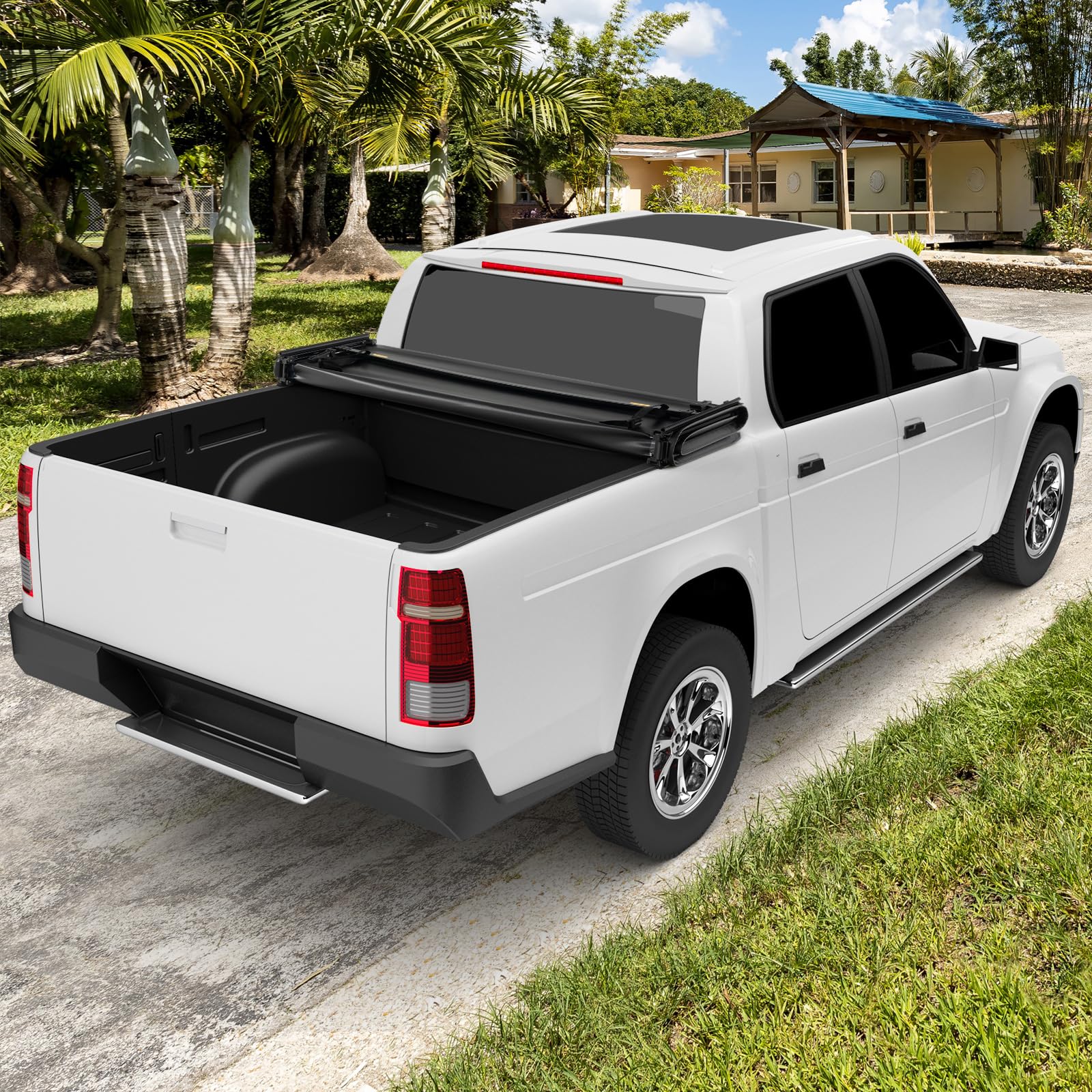 Goplus Soft Quad-Fold Tonneau Cover - Image 2