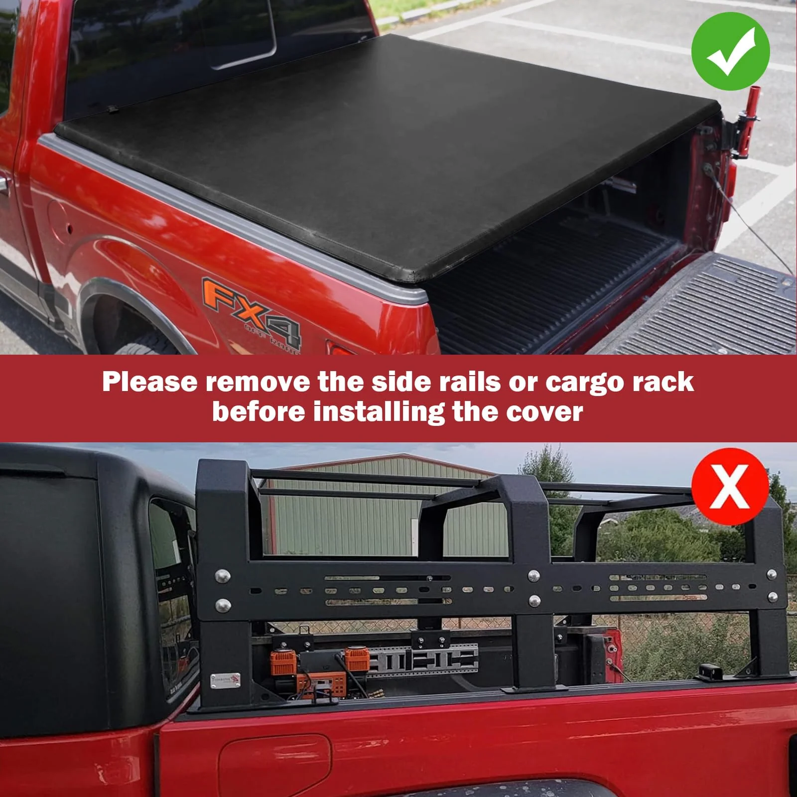 Goplus Soft Quad-Fold Tonneau Cover - Image 8