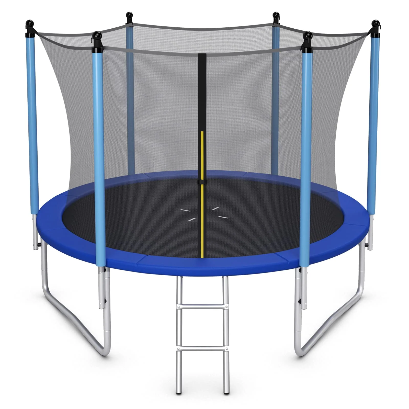 Goplus Trampoline 8FT 10FT 12FT 14FT 15FT 16FT, ASTM Approved Outdoor Recreational Trampolines W/Enclosure Net - Image 10