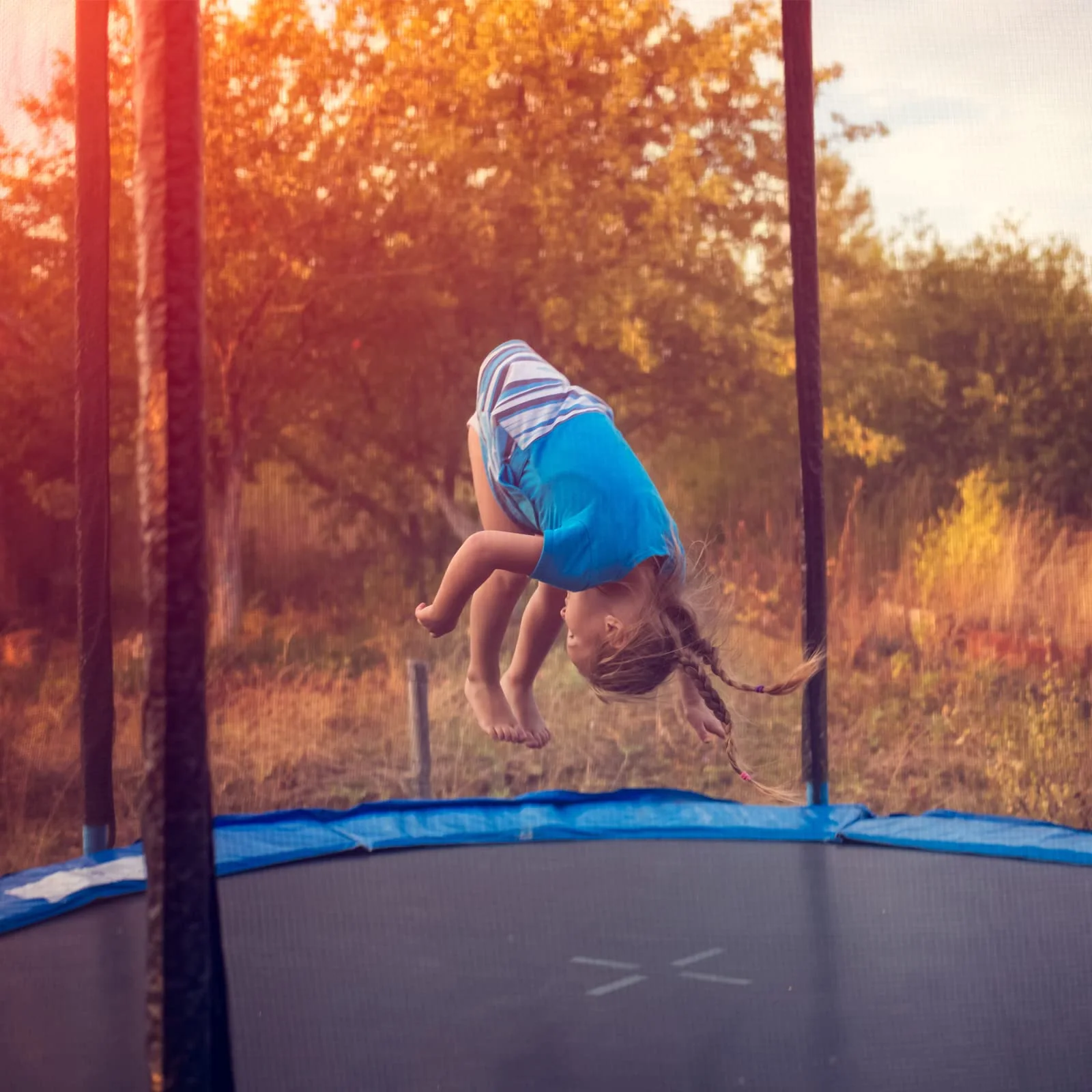 Goplus Trampoline 8FT 10FT 12FT 14FT 15FT 16FT, ASTM Approved Outdoor Recreational Trampolines W/Enclosure Net - Image 9