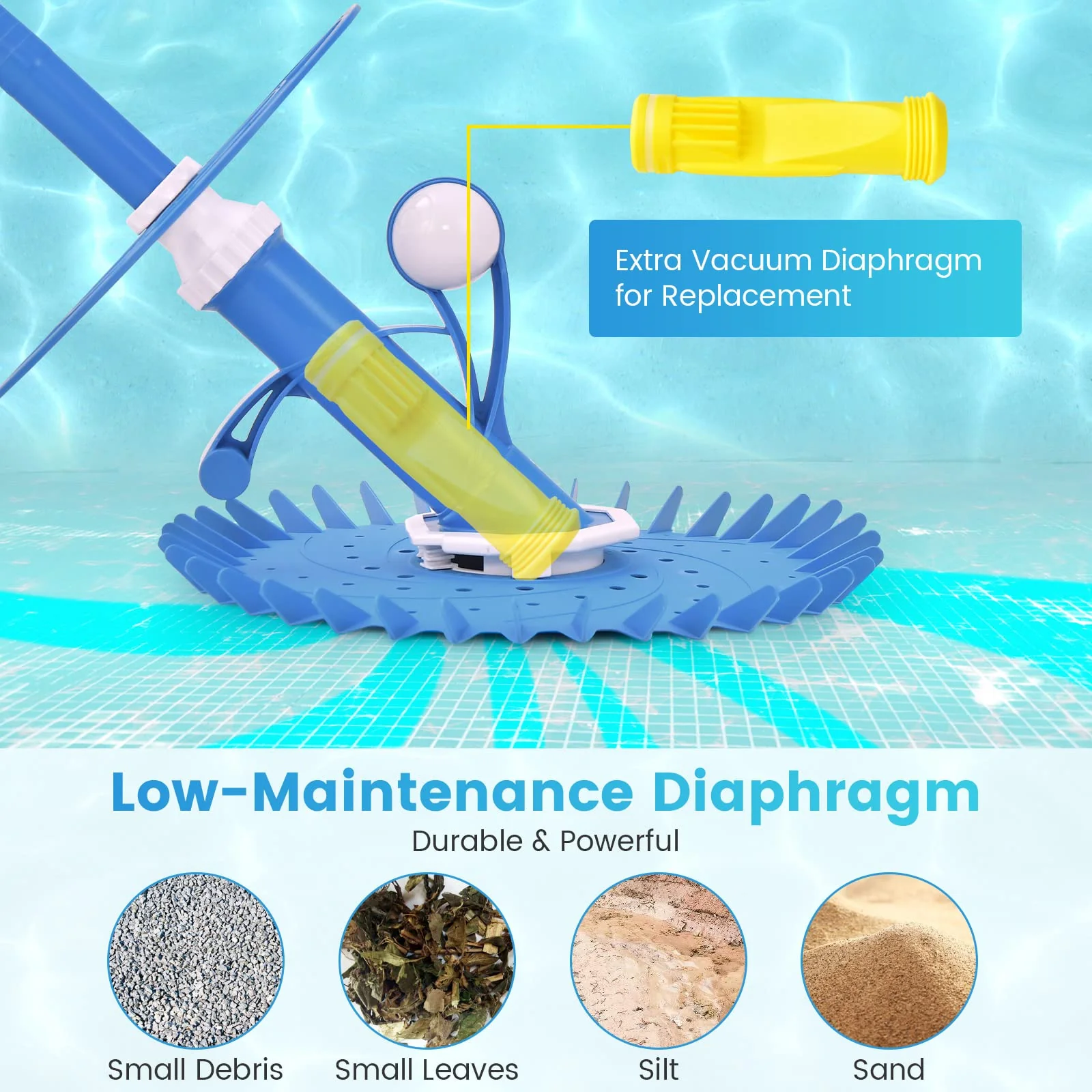Goplus Upgraded Automatic Pool Cleaner - Image 4
