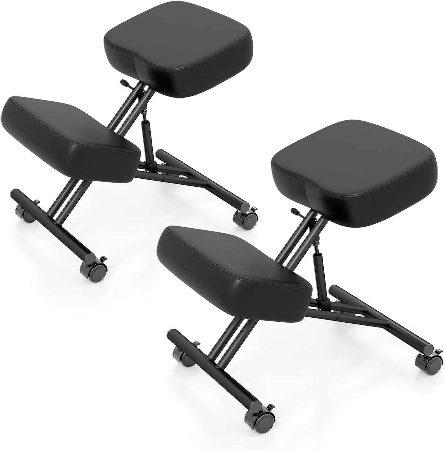 Goplus Upholstered Kneeling Chair with 4 Lockable Universal Wheels - Image 10
