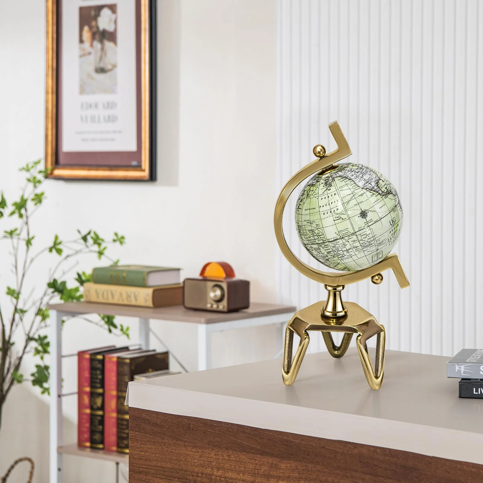Goplus World Globe, Dia 5/8/10 Inch Educational Geographic Globe - Image 8