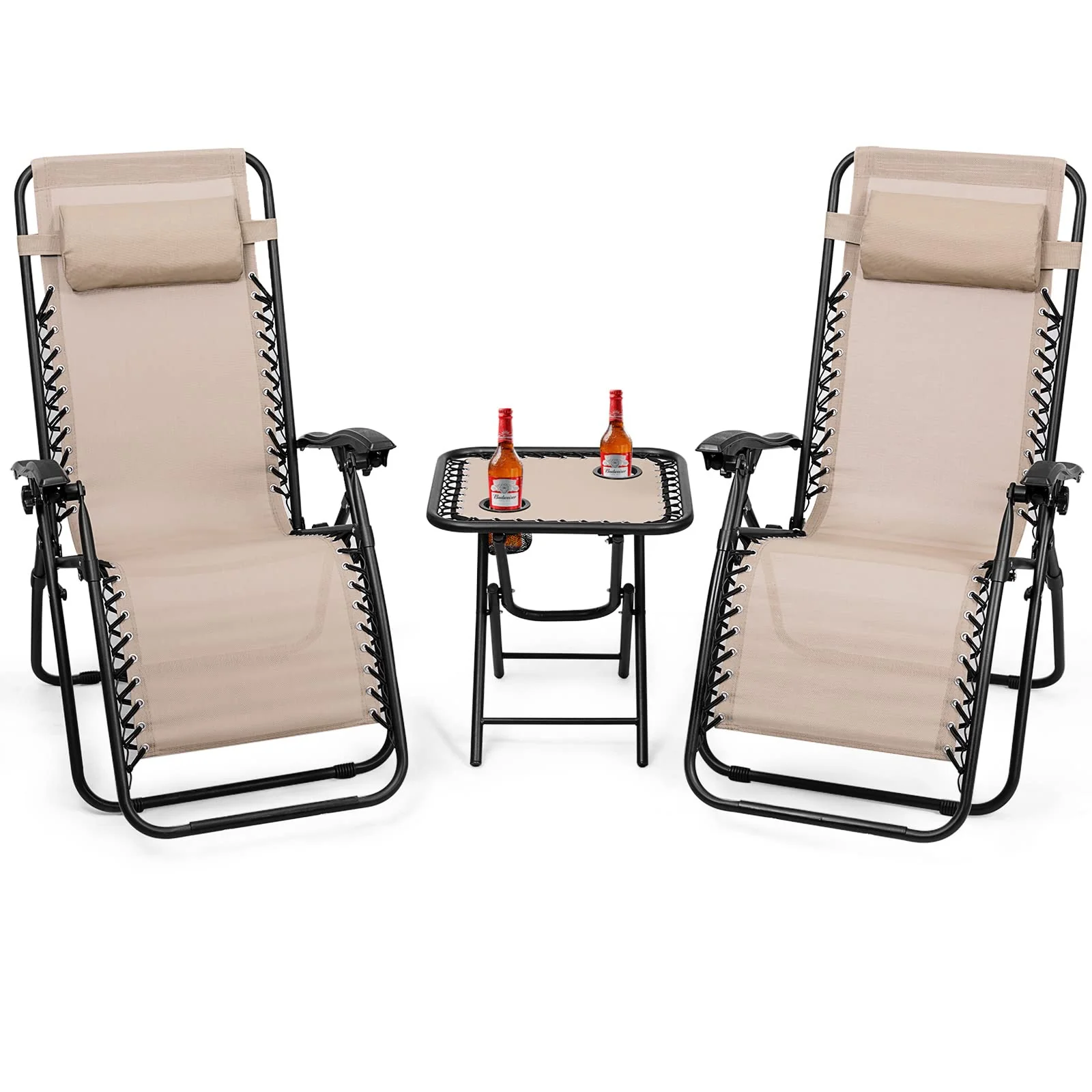 Goplus Zero Gravity Chair Set - Image 10