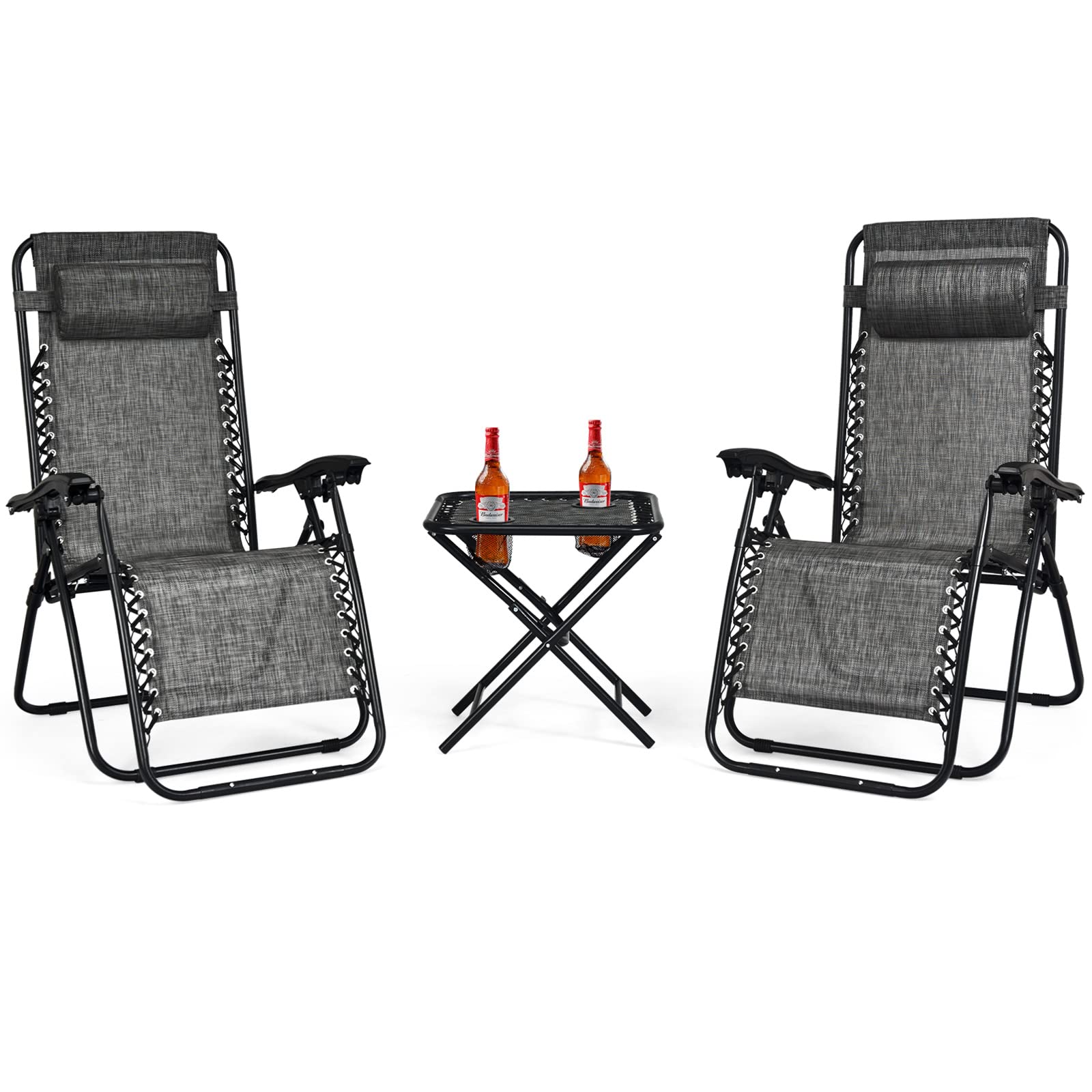 Goplus Zero Gravity Chair Set - Image 11