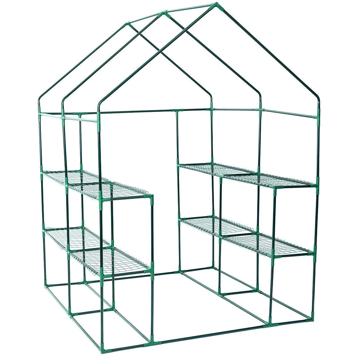 Greenhouse Indoor Outdoor Walk in Plant Gardening Green House 4.8" x 4.8" x 6.4" - Image 7
