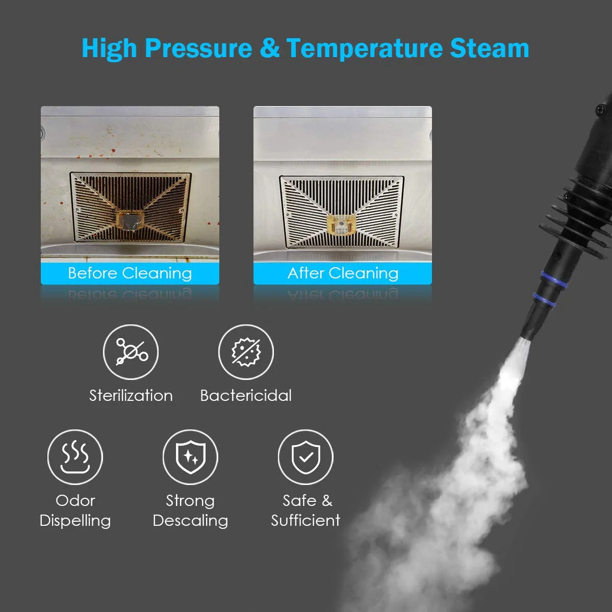 Handheld Pressurized Steam Cleaner - Image 4