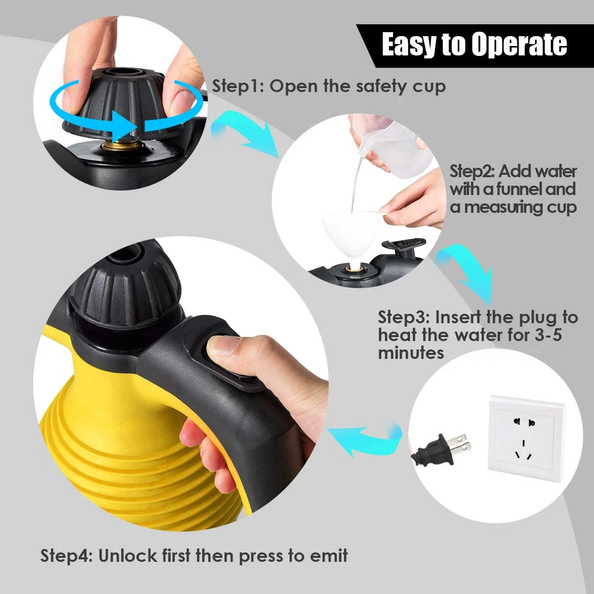 Handheld Pressurized Steam Cleaner - Image 6
