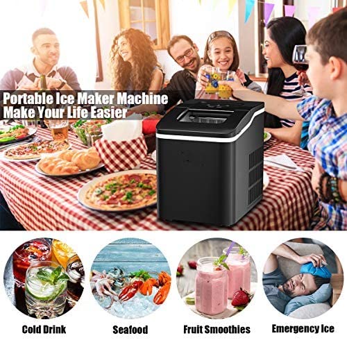 Ice Maker Machine for Countertop, Bullet-Shaped Ice Cubes Ready in 8 Mins - Image 6