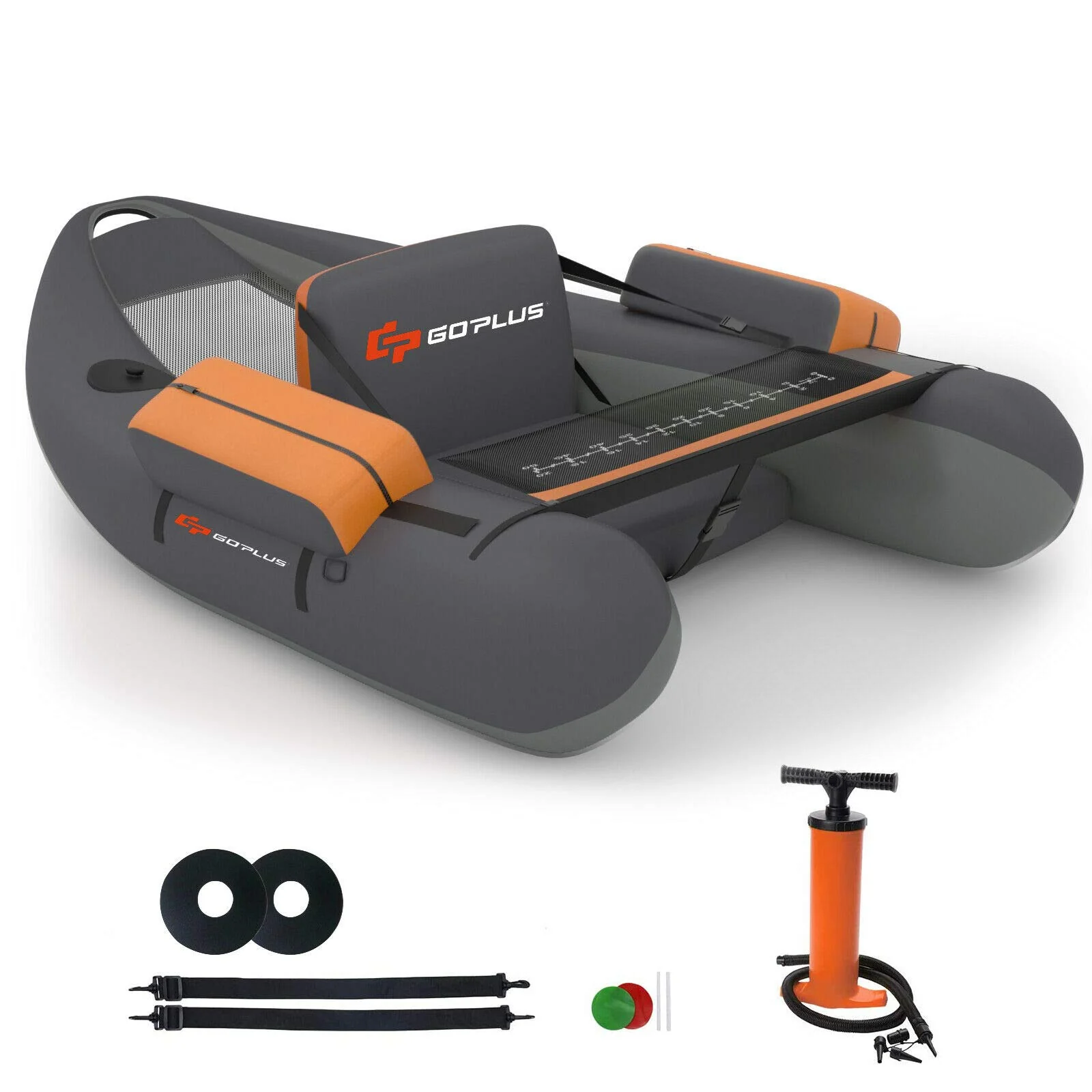 Inflatable Fishing Float Tube, with Storage Pockets - Image 8