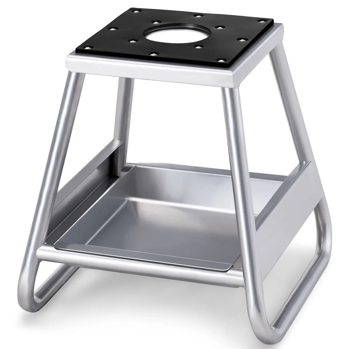Motorcycle Motocross Dirt Bike Panel Stand Hoist Maintenance Lift Jack 1000LB Capacity (10" x 10" with Removable Oil Pan) - Image 3