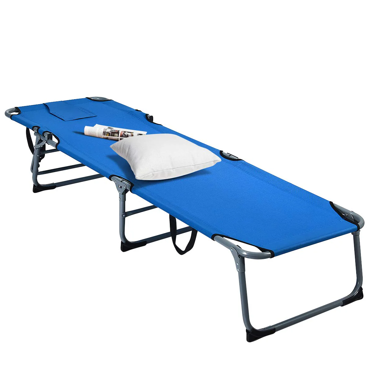 Patio Lounge Chair, Adjustable Folding Recliner - Image 11