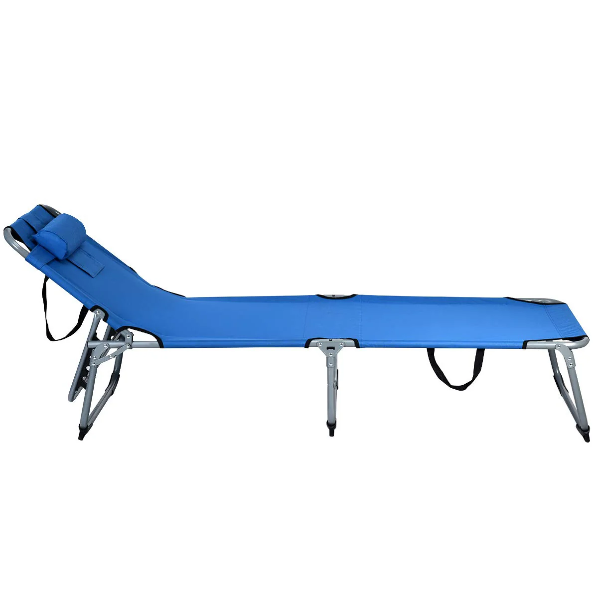 Patio Lounge Chair, Adjustable Folding Recliner - Image 12