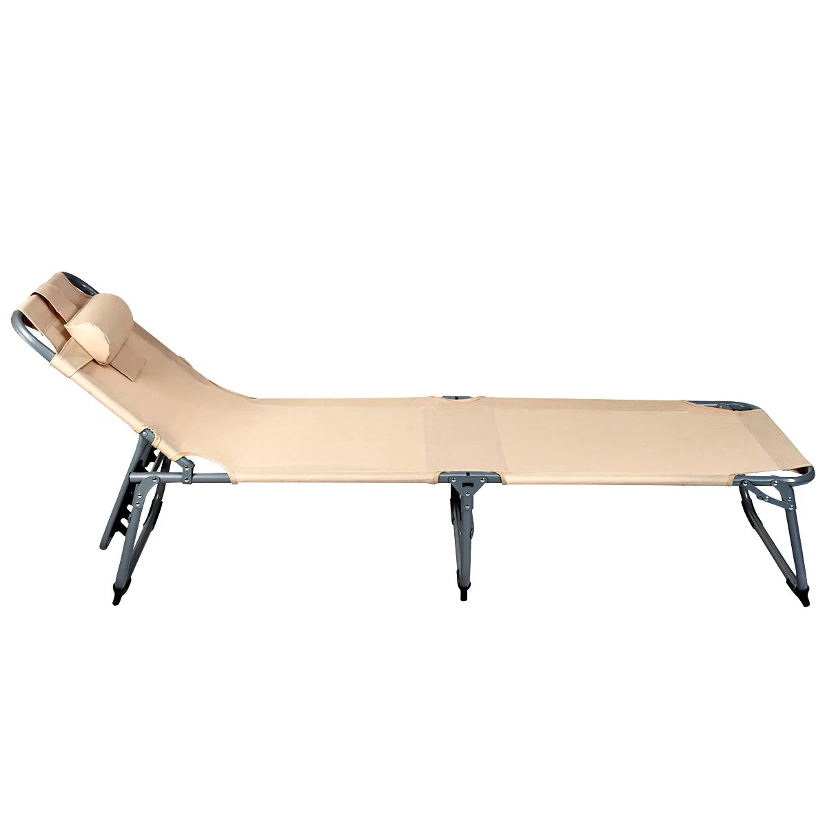 Patio Lounge Chair, Adjustable Folding Recliner - Image 16