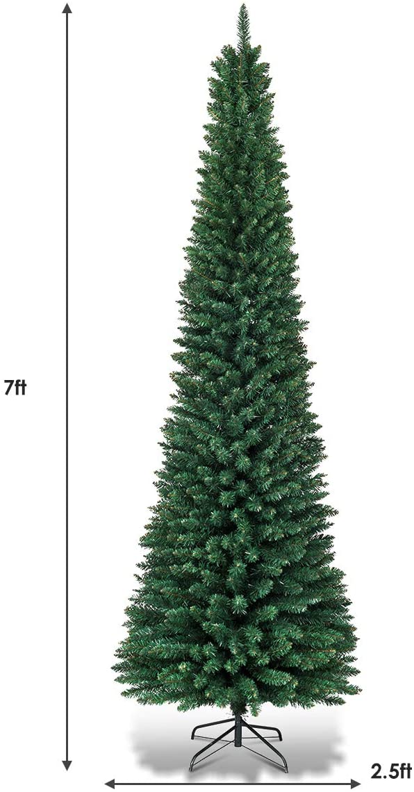 Pencil Christmas Tree, Artificial Slim Skinny Tree - Image 14