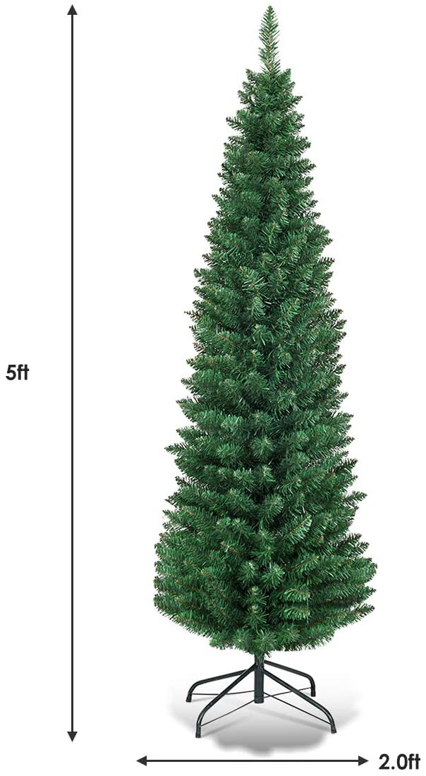 Pencil Christmas Tree, Artificial Slim Skinny Tree - Image 9