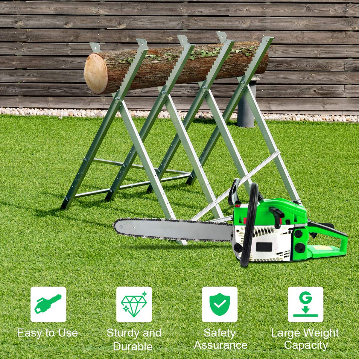 Portable Folding Sawhorse - Image 2
