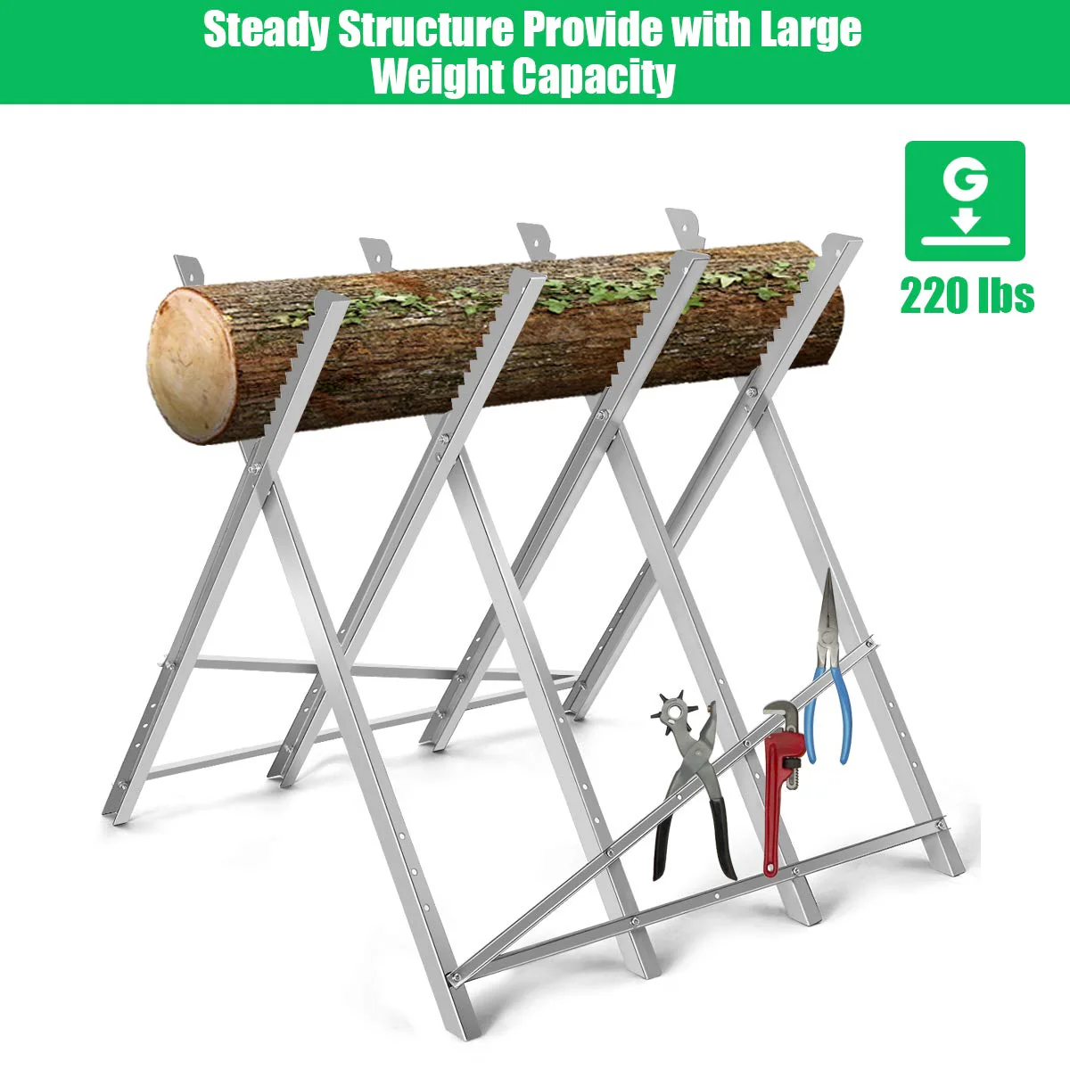 Portable Folding Sawhorse - Image 5