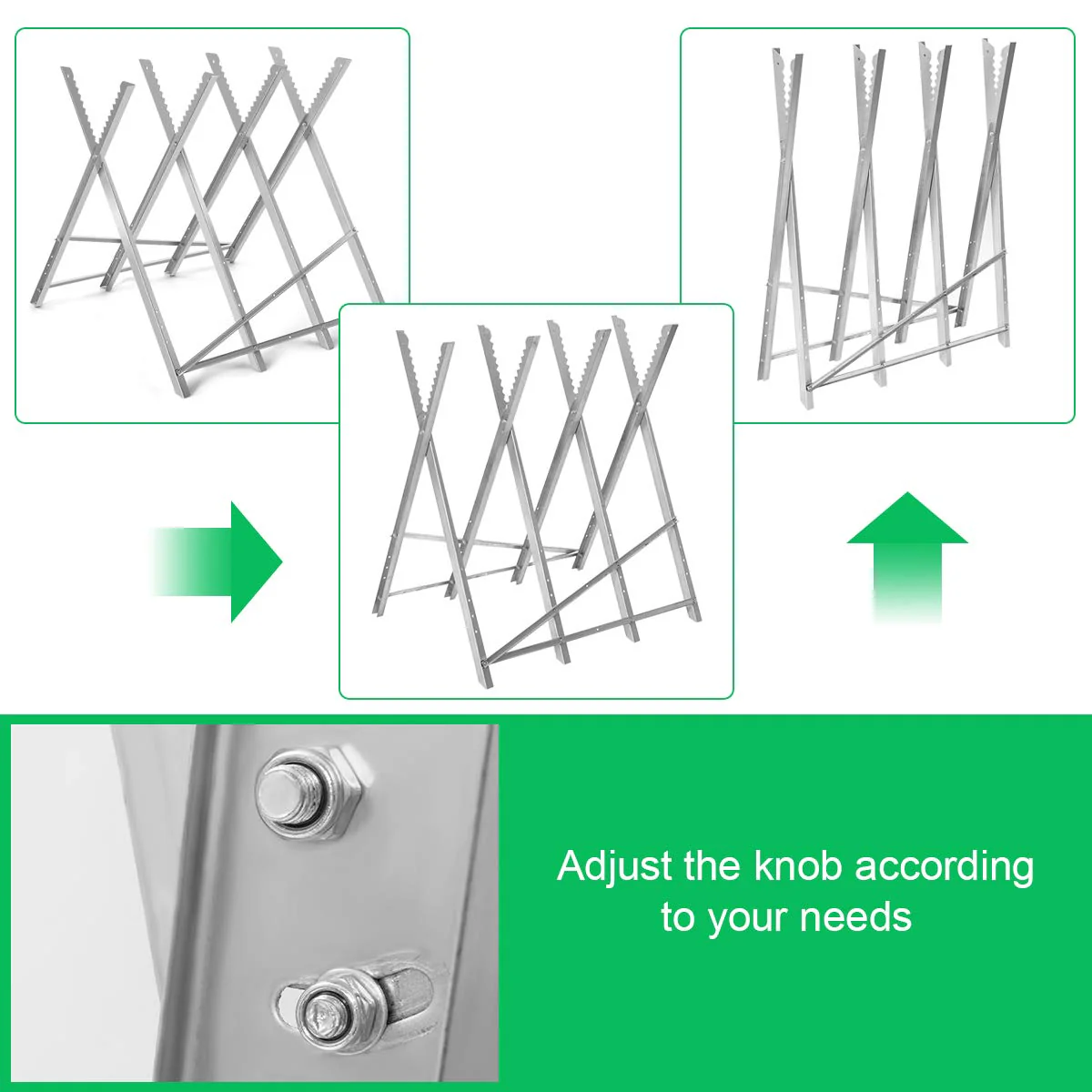 Portable Folding Sawhorse - Image 6