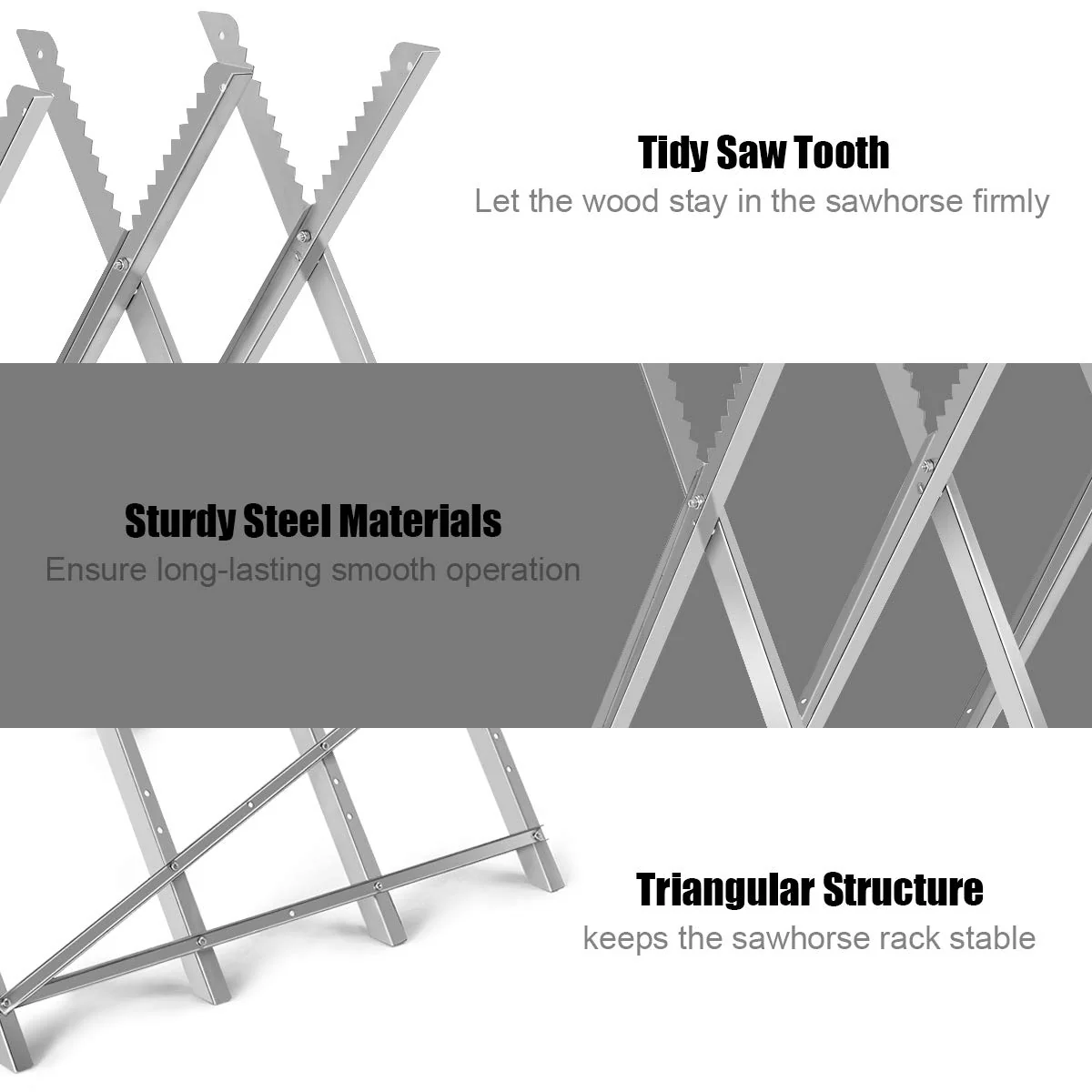 Portable Folding Sawhorse - Image 7