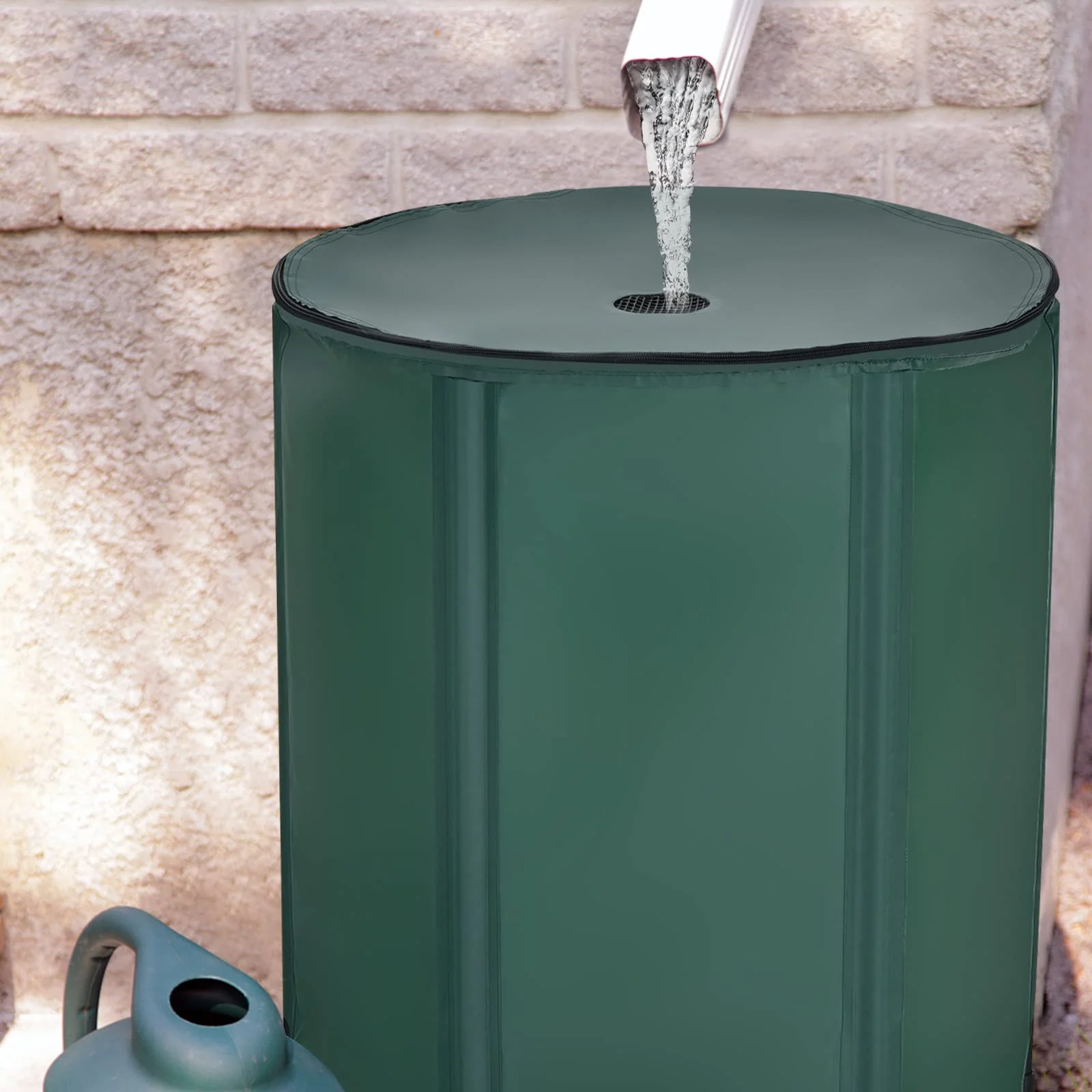 Portable Rain Barrel Water Collector Collapsible Tank - Image 3
