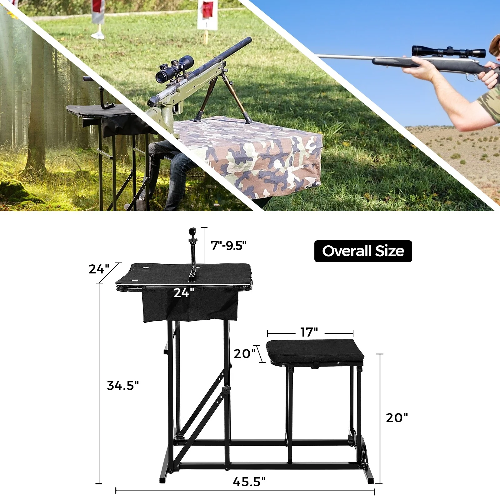 Portable Shooting Table Seat Set - Image 6