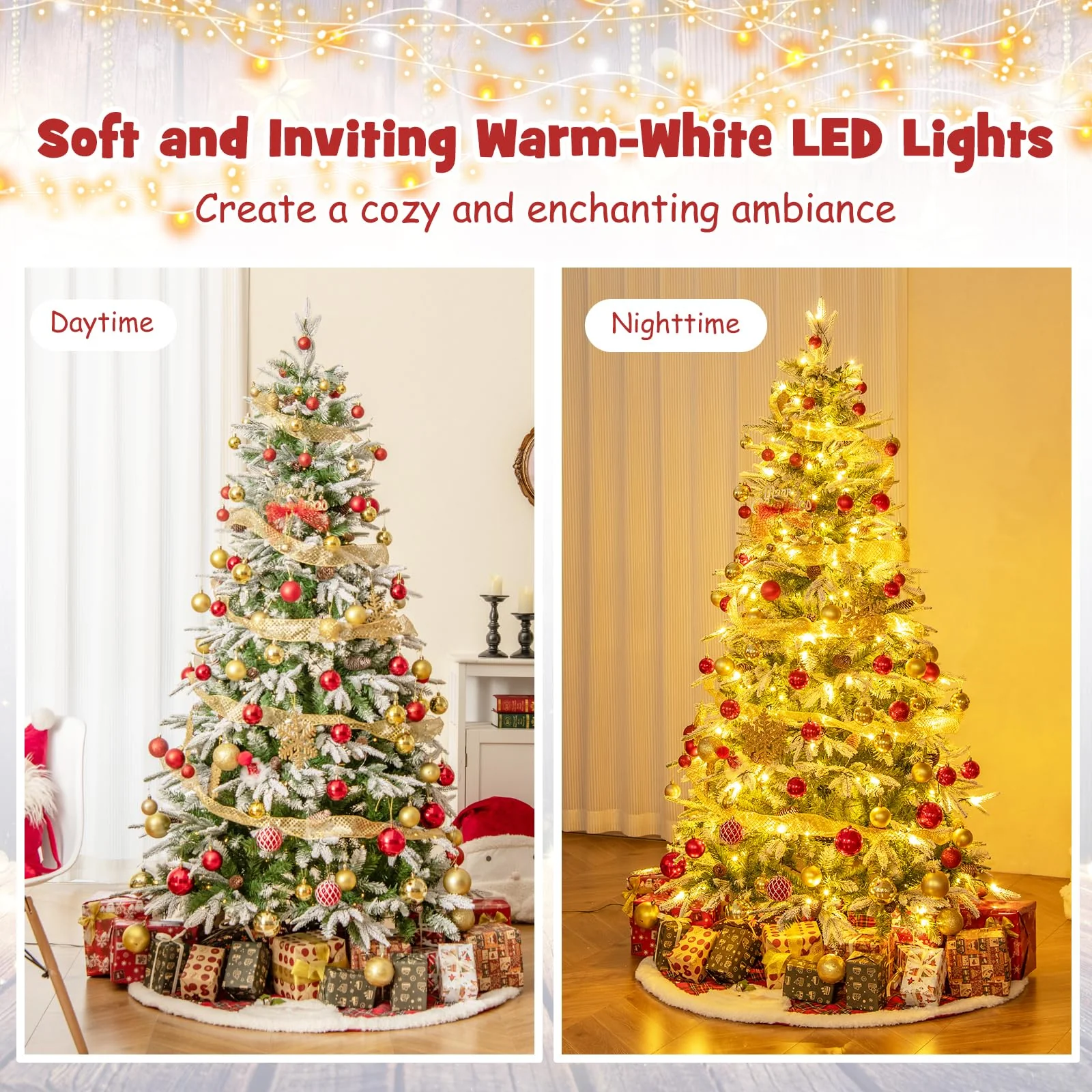 Pre-Lit Artificial Christmas Tree - Image 2
