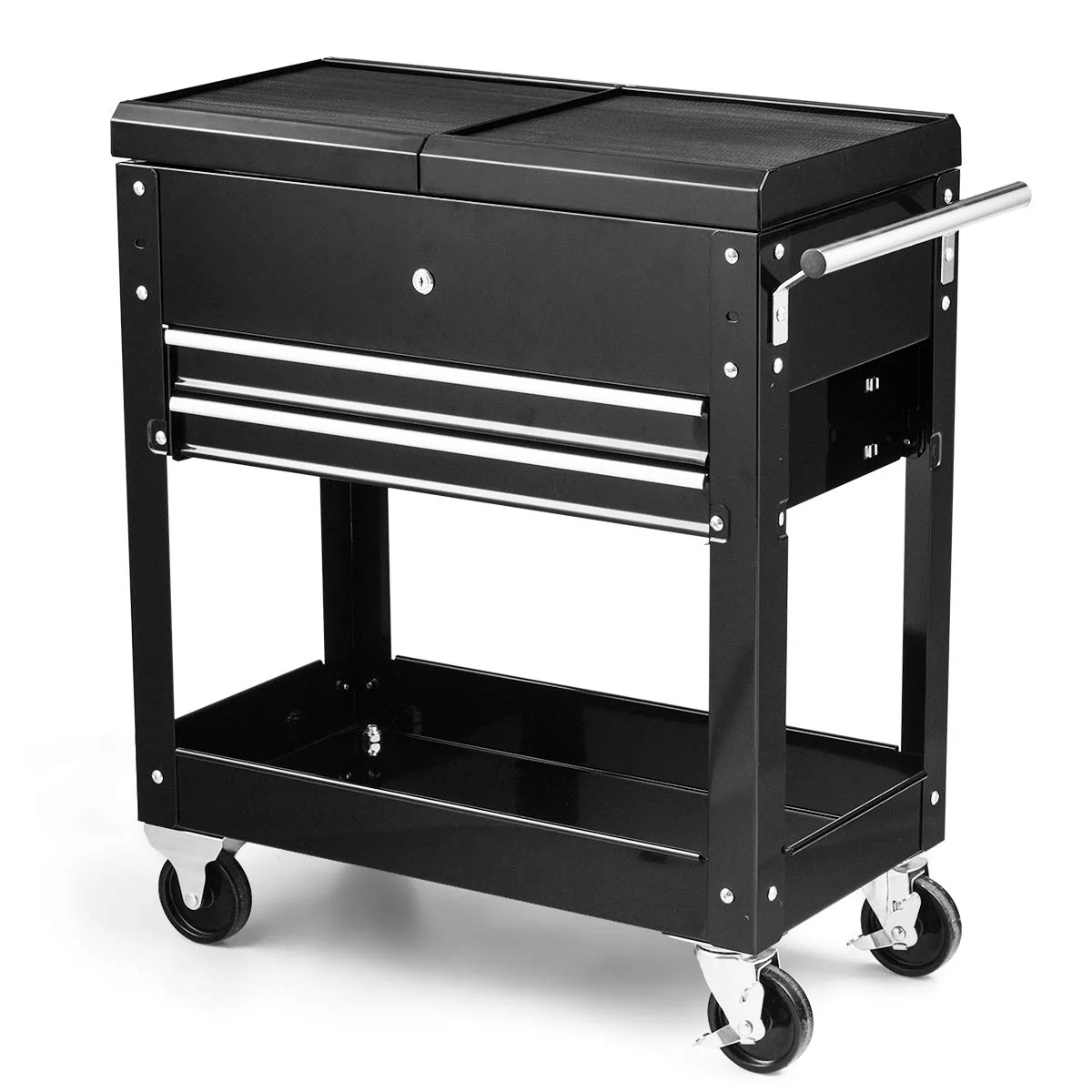 Rolling Tool Box, Tool Cabinet Cart on Wheels with Storage Drawers, Heavy Duty Steel Tool Storage Organizer for Garage Warehouse Workshop - Image 5