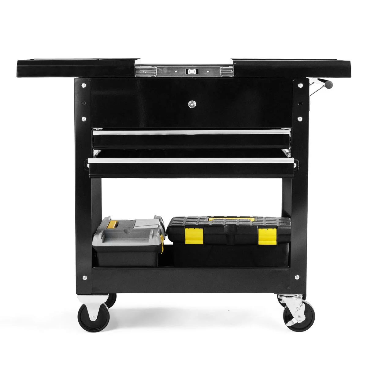 Rolling Tool Box, Tool Cabinet Cart on Wheels with Storage Drawers, Heavy Duty Steel Tool Storage Organizer for Garage Warehouse Workshop - Image 9