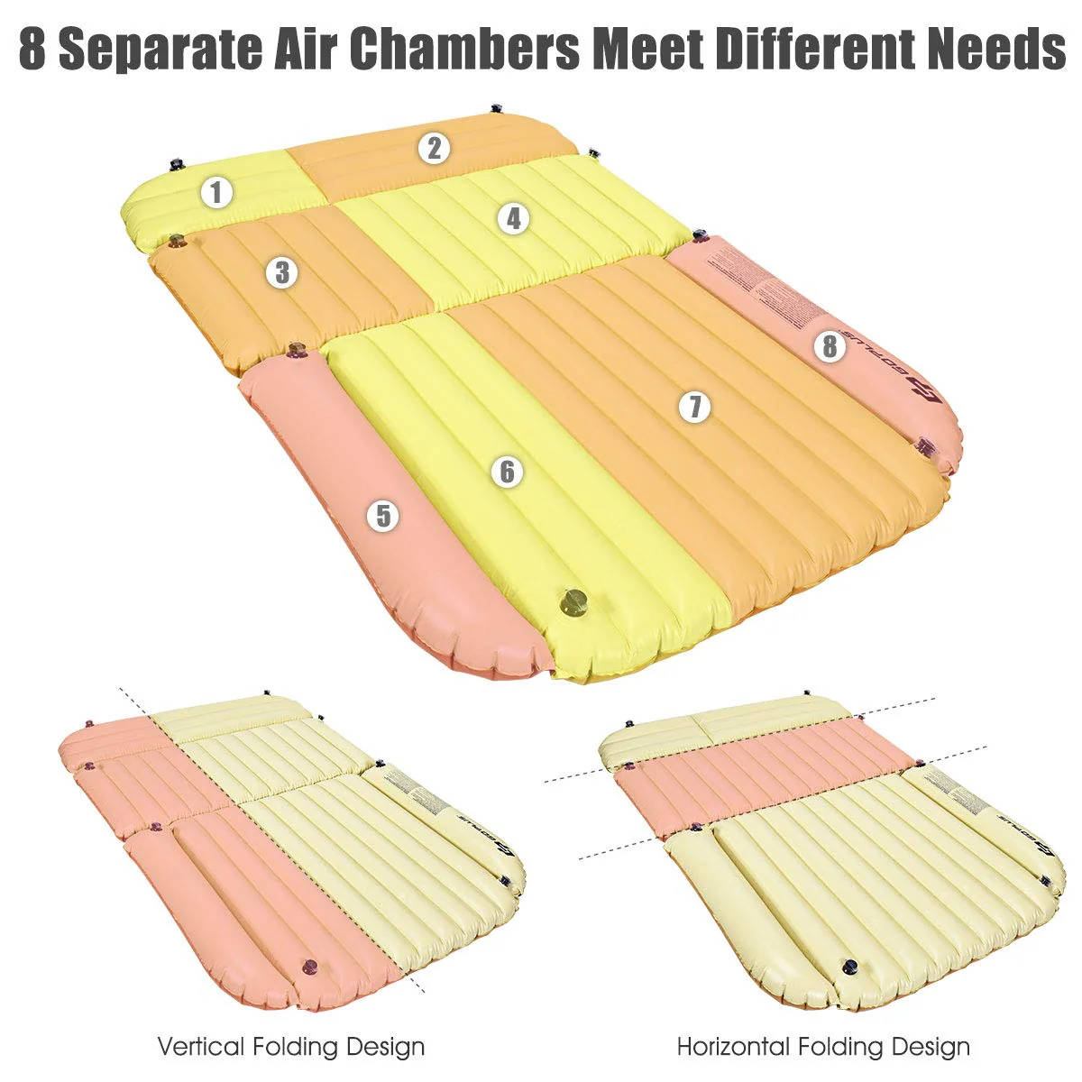 SUV Air Mattress for Back Seat, Inflatable Car Air Bed with Electric Air Pump Flocking Surface - Image 10