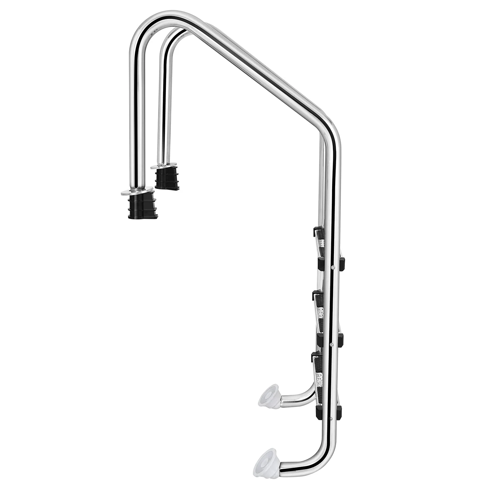Swimming Pool Ladder, 3-Step In-Ground Stainless Steel Step for Indoor/Outdoor Pool - Image 8