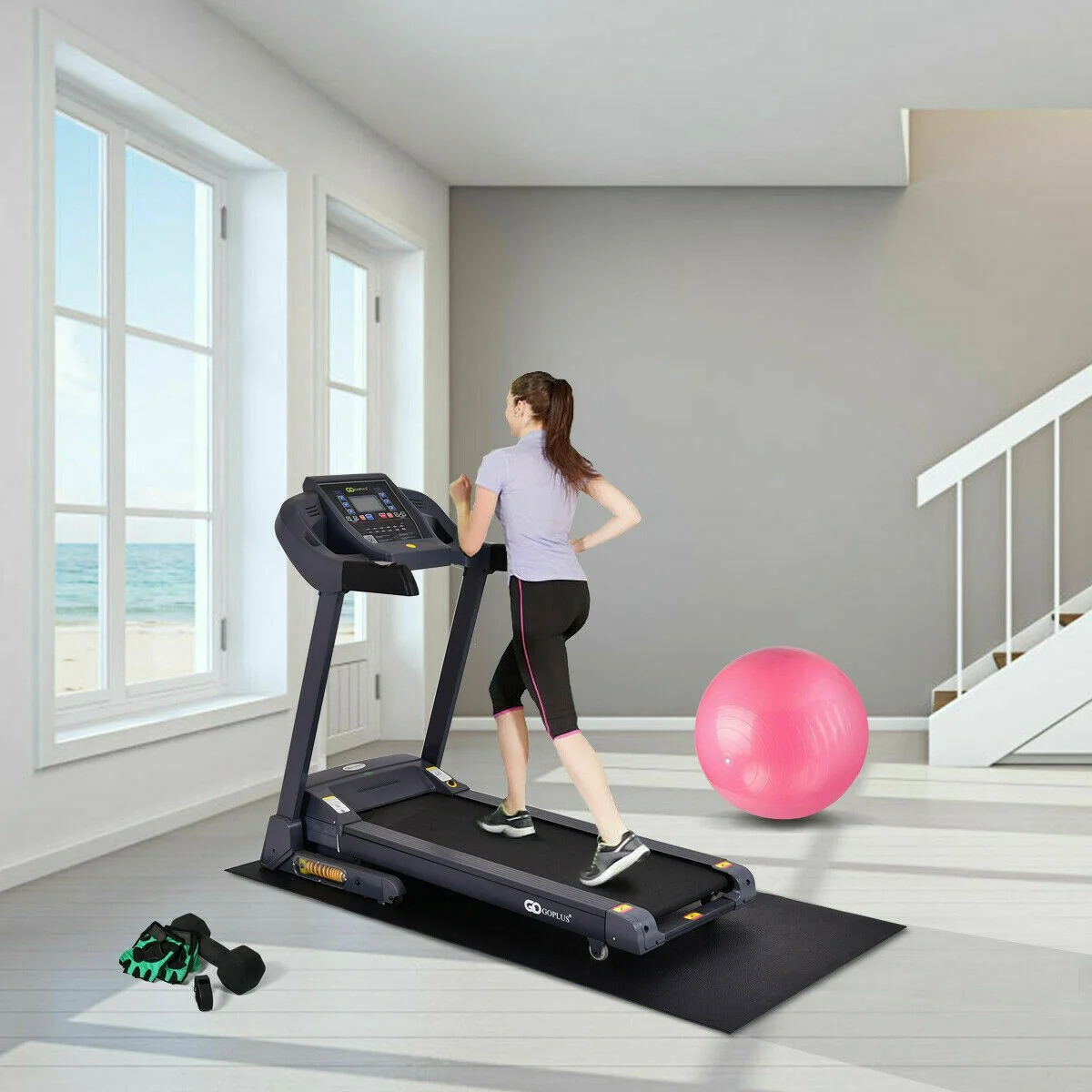 Thicken Treadmill Mat for Hardwood Floors High Density Waterproof PVC, 36" x 78" - Image 4