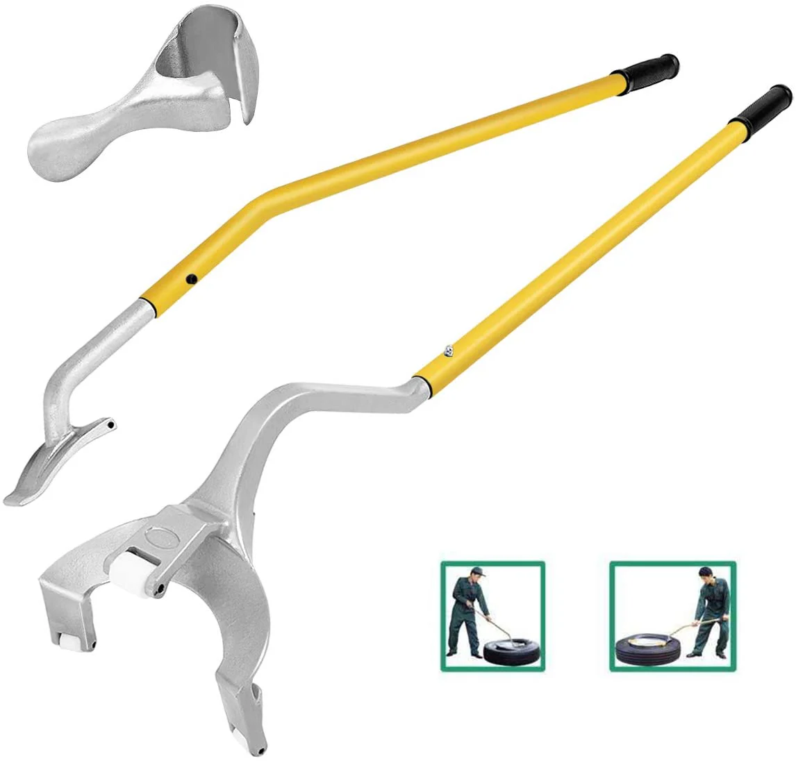 Tire Changer, 17.5" to 24" Steel Tire Mount Demount Tool Kit - Image 5