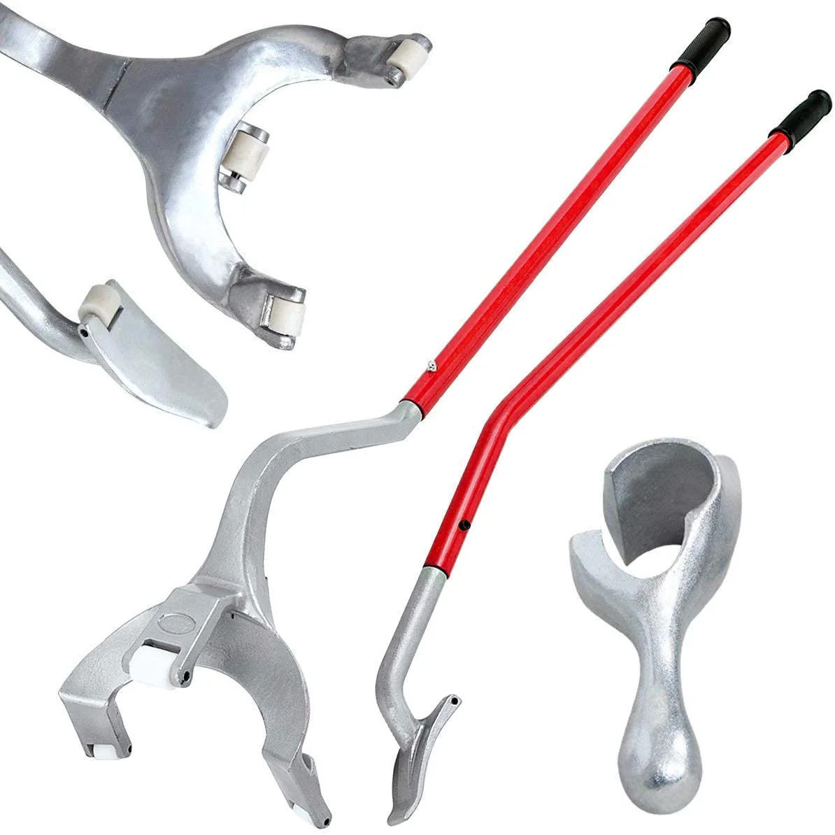 Tire Changer, 17.5" to 24" Steel Tire Mount Demount Tool Kit - Image 8