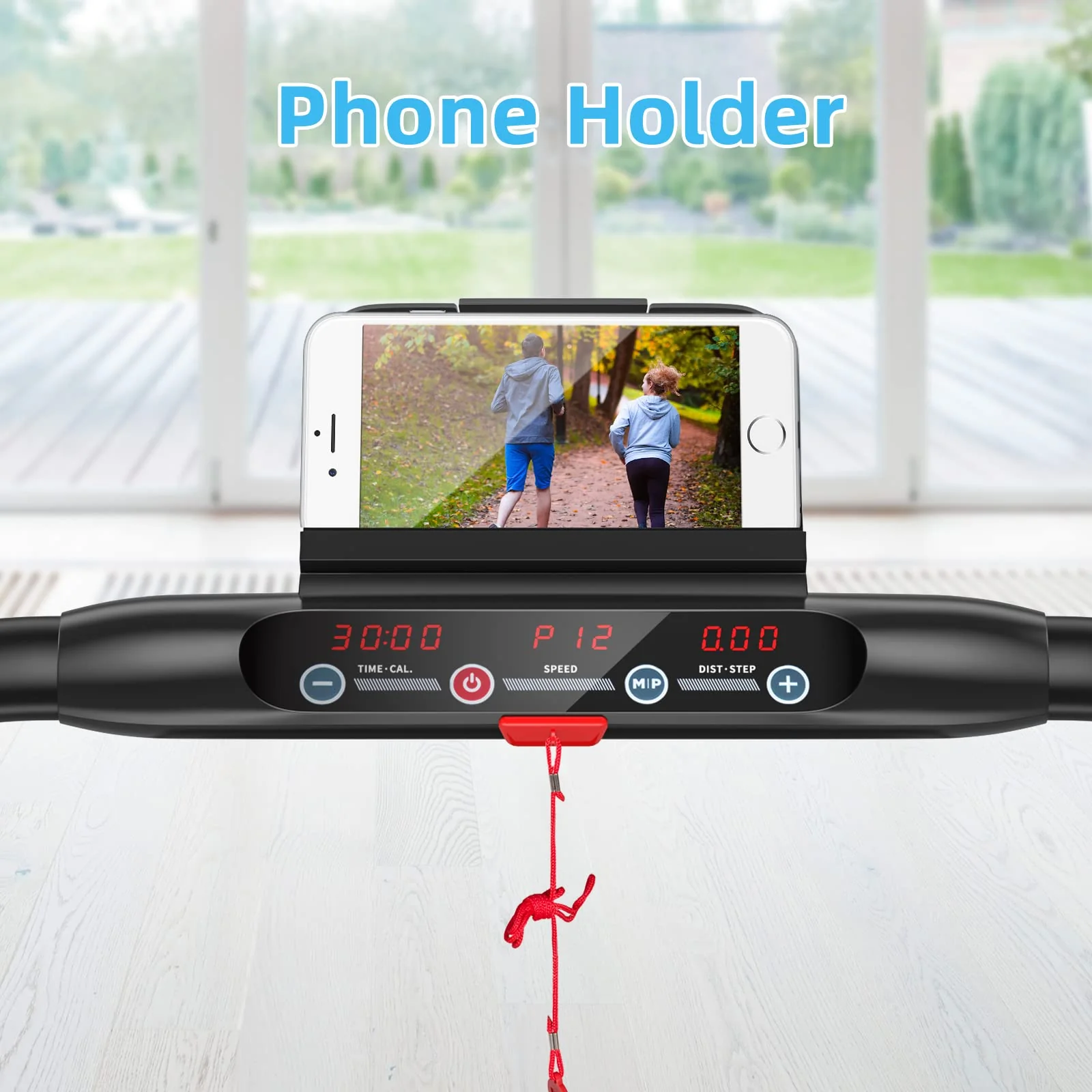 Ultra-Thin Electric Folding Treadmill, Installation-Free Design - Image 6
