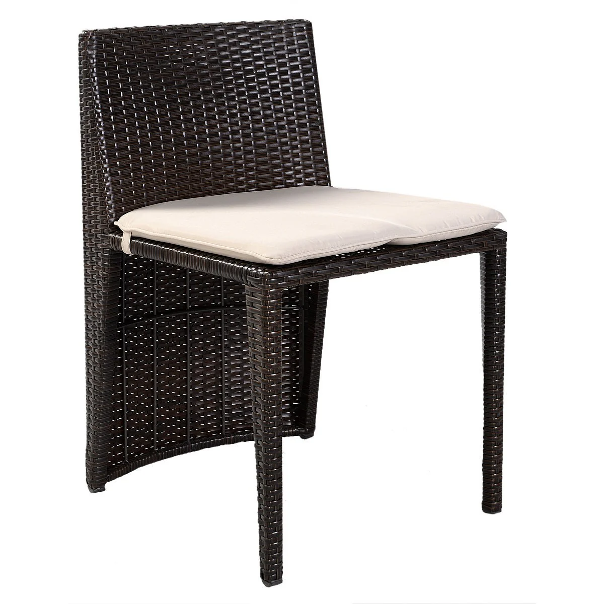 Wicker Bistro Set, Rattan Furniture Set 3 Piece Dining Table - Image 4
