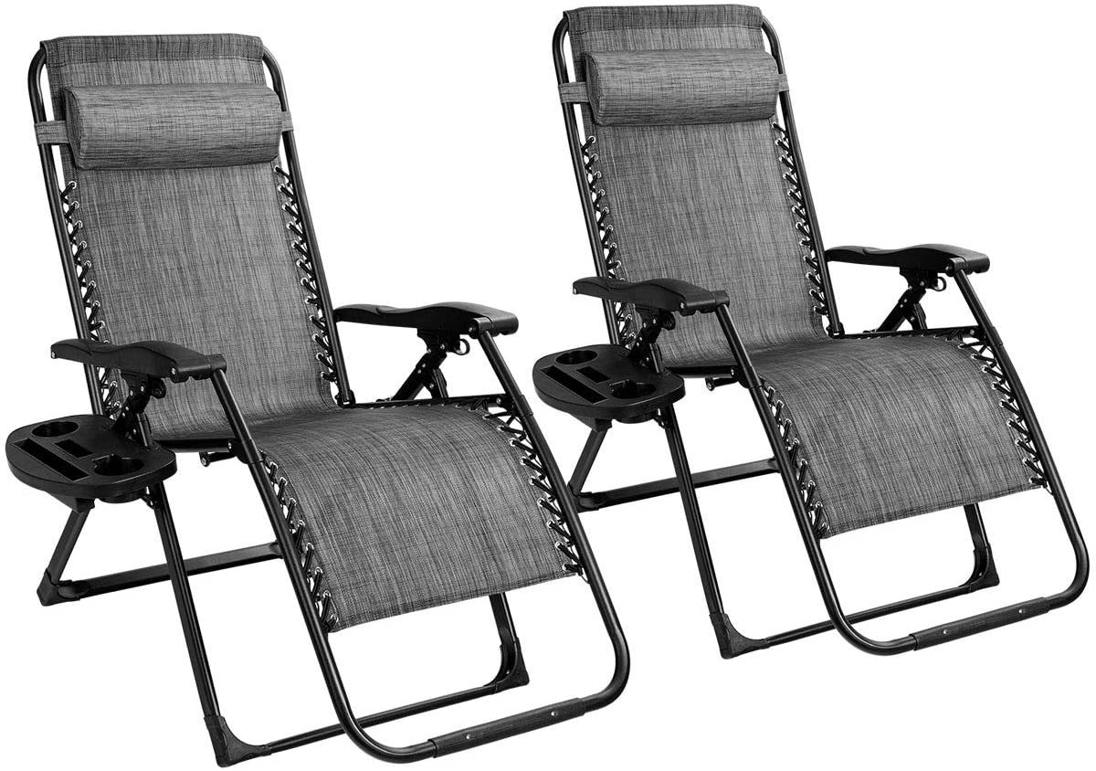 Zero Gravity Chair, 500-lb Capacity Oversized Recliner with Cup Holder - Image 23