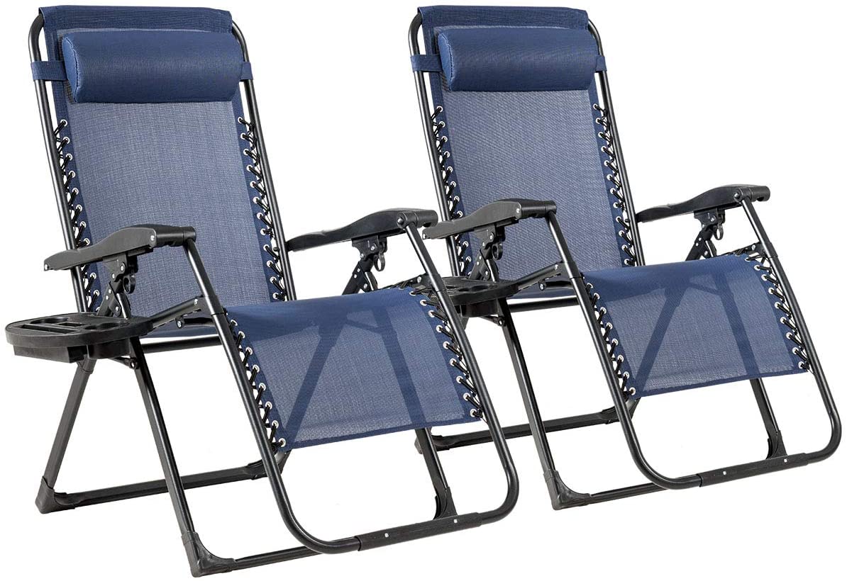 Zero Gravity Chair, 500-lb Capacity Oversized Recliner with Cup Holder - Image 24